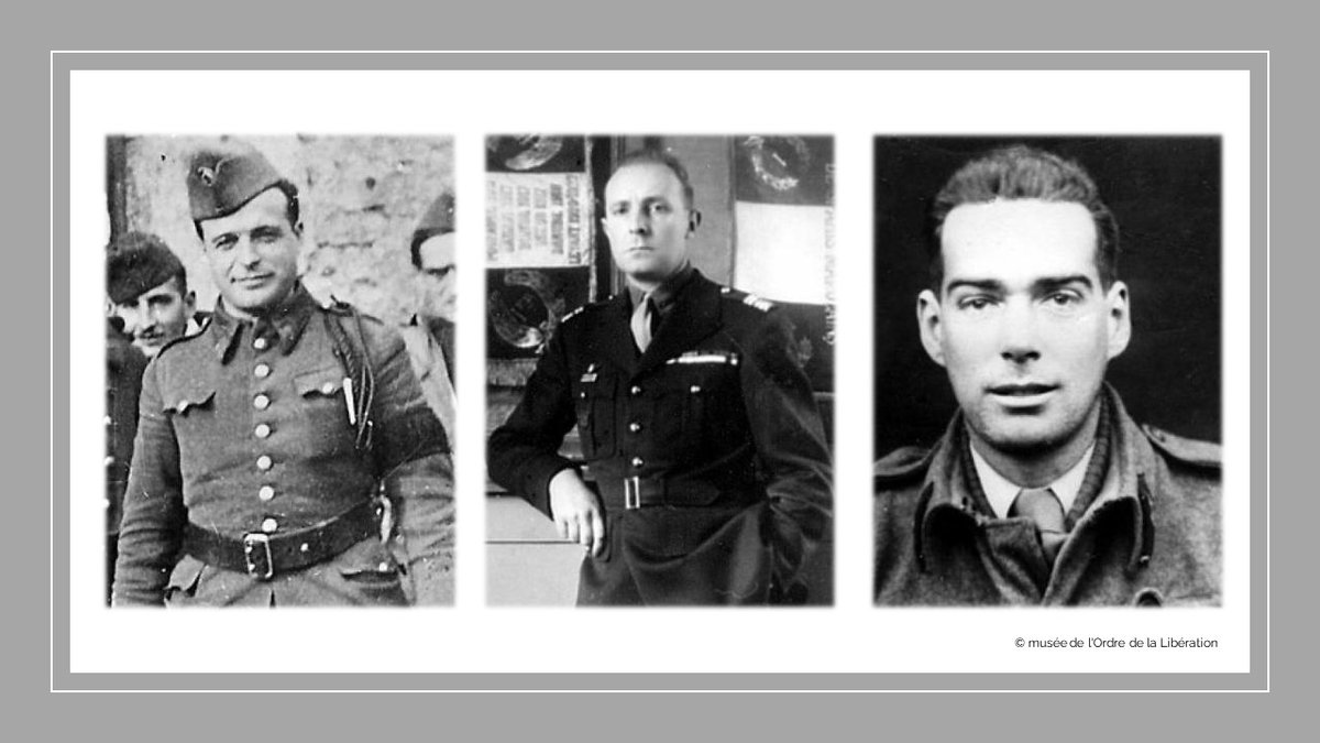#CeJourLà 15 mai
Trois nouveaux portraits de Compagnon de la Libération
#CompagnondelaLibération #OrdredelaLibération #devoirdemémoire