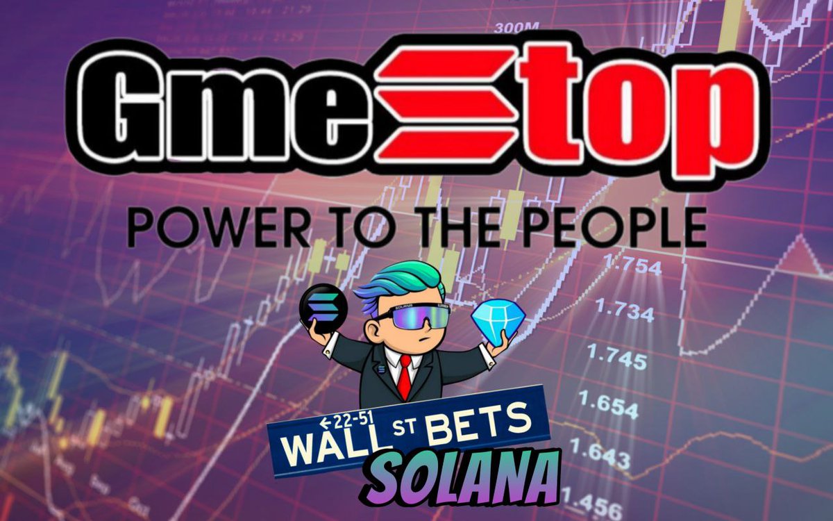 Wall Street Bets Solana 💎 (@wsbsonsol) on Twitter photo 8pm UTC 15/5 we're catching up with <a href="/gmecoinsol/">GMEonSol 🎮</a> community!
It's been a huge week so far and this is only the beginning
x.com/i/spaces/1ynKO…
$GME $WSBS 8pm UTC 15/5 we're catching up with <a href="/gmecoinsol/">GMEonSol 🎮</a> community!
It's been a huge week so far and this is only the beginning
x.com/i/spaces/1ynKO…
$GME $WSBS