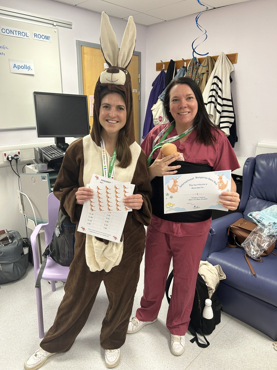 It’s Kangaroo Care Awareness Day!!! 🦘👶🏼 We have an exciting day planned at @EvelinaLondon with cakes, stickers and prizes. Promoting skin to skin to improve outcomes for our babies and families ❤️ @SarahNeonatalOT @KerryEngelbrec1 @MunnMilly @mayaasir