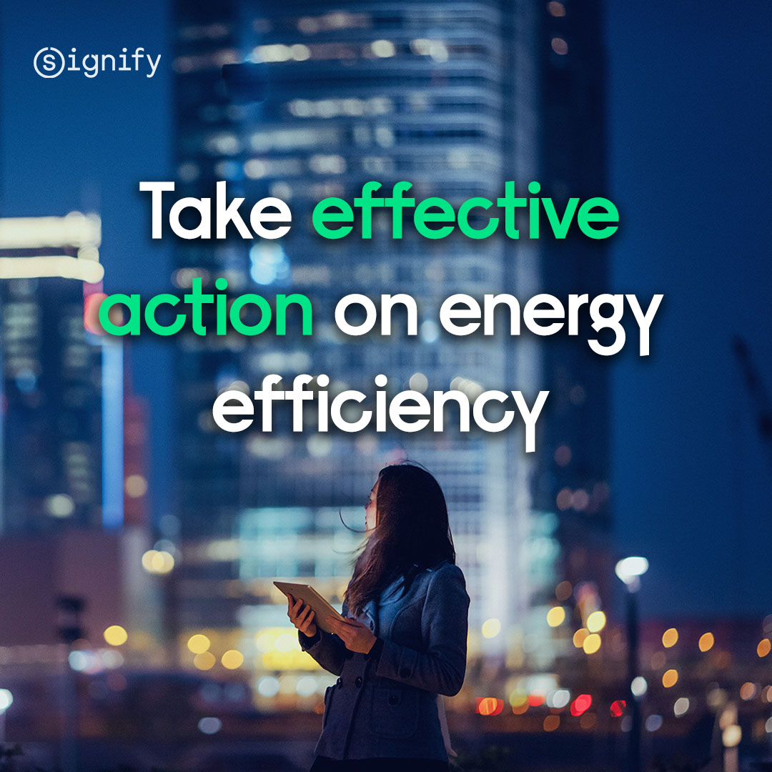 #EnergyEfficiency has saved more primary energy & has reduced emissions at a faster pace than the transition to renewable energy resources. #Signify expert Harry Verhaar explains how to take effective #climateaction 👉 signify.co/44EtREh #GreenSwitch #connectedLEDlighting