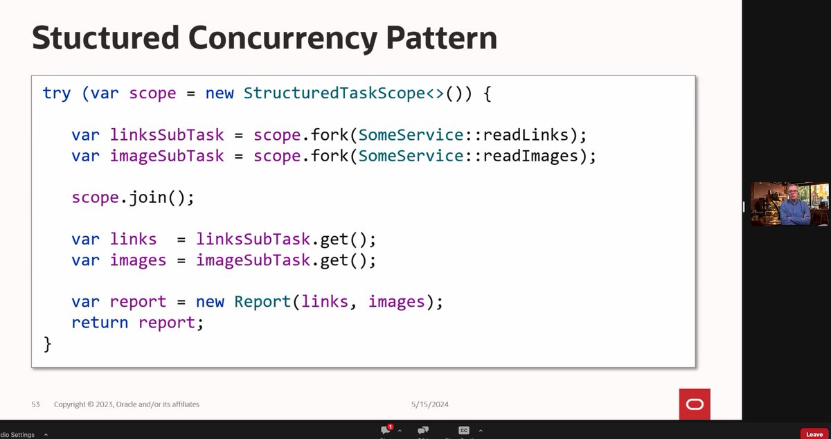 MazlumTosun3's tweet image. Merci @JosePaumard pour ce super talk sur les Virtual Thread en @java 🔥🔥
#Java #VirtualThread