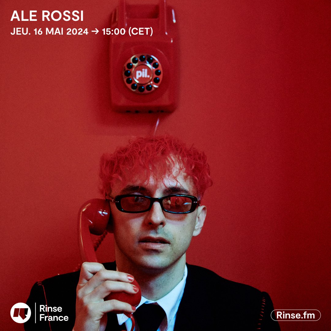 Il est 15h ! Vous écoutez #AleRossi ! 🎶 rinse.fr/podcasts/ #verrouillé 🔒
