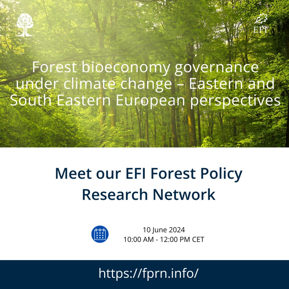 European Forest Institute (EFI) tweet media