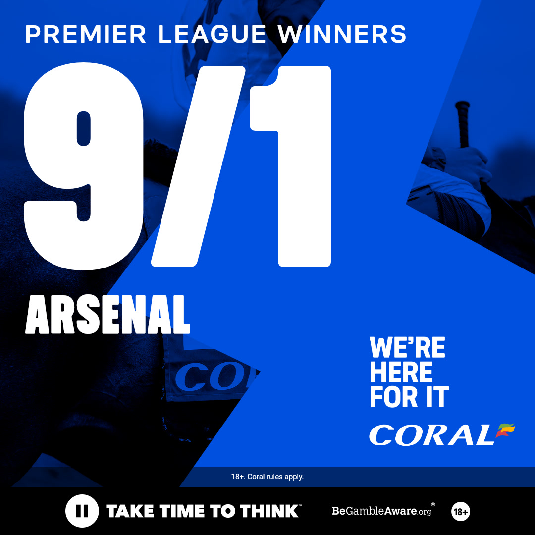 It’s not over till…… @ManCity now long odds-on for the title after their 2-0 victory at @SpursOfficial last night! @Arsenal now out to 𝟵/𝟭 for a dramatic final day turnaround! Can the Gunners do it? 🔴👀🏆