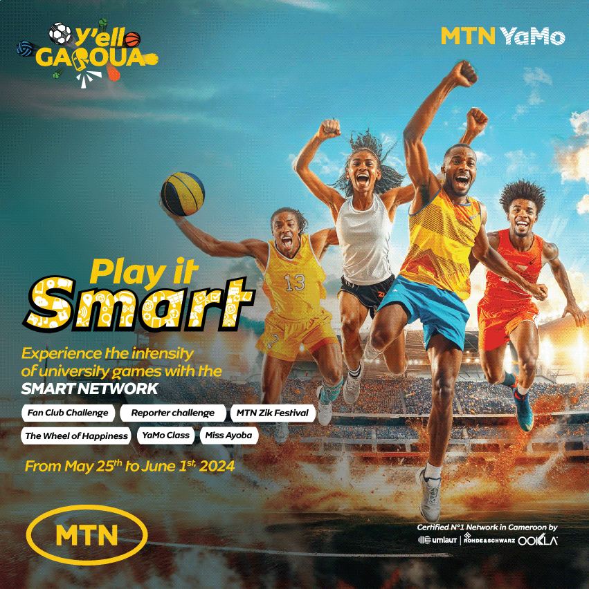 Break time is over, the #SMARTNetwork is coming to Garoua.😎 On the menu: - A Fan Club Challenge; - A reporter challenge; - The grand MTN ZiK Festival; - The Wheel of Fortune; - The unmissable YaMo Class; - The National selection of Miss Ayoba Cameroon for the Grand North. 😍 See