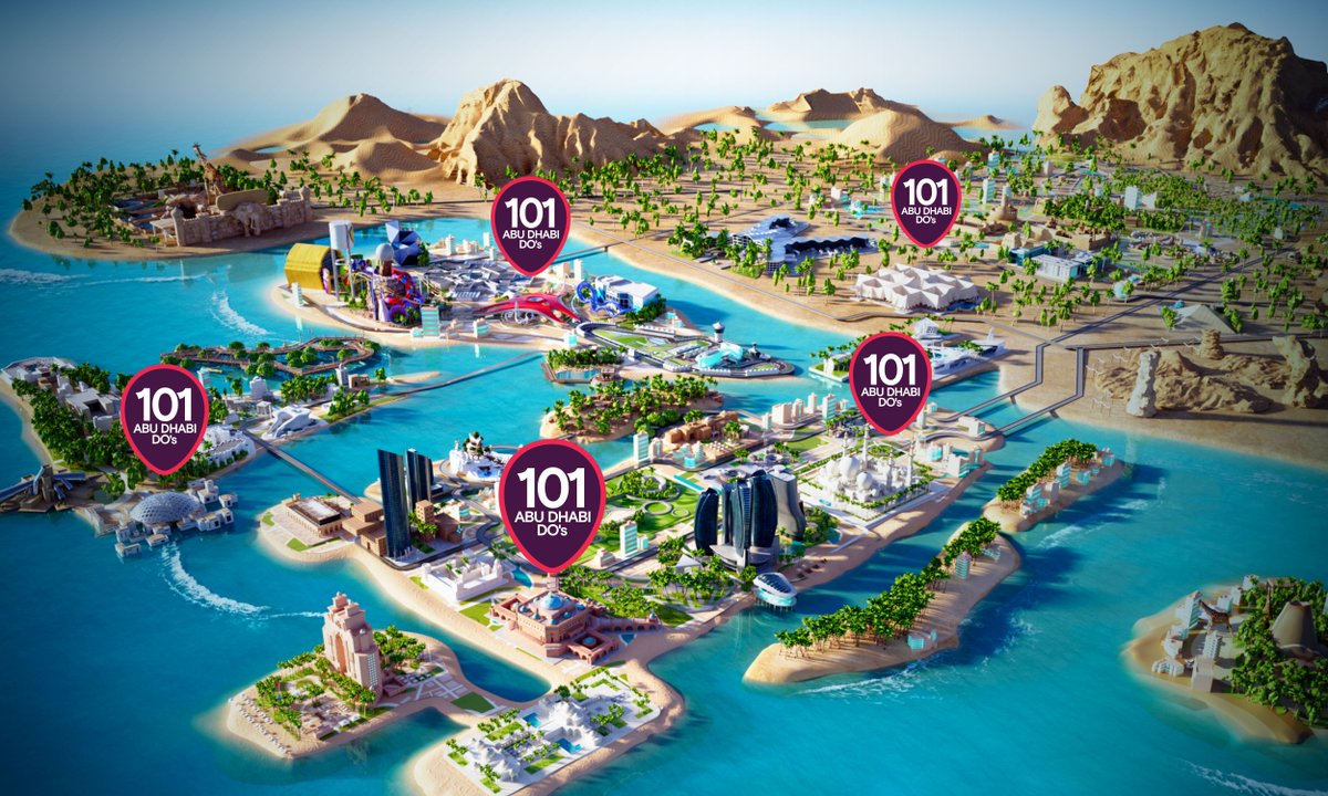 Now you can explore our 101 Abu Dhabi Do's before you even arrive! Plan ahead with this new 3D Map and find hidden gems, epic experiences and even more reasons to fall in love with Abu Dhabi 🗺️ 🌍 #InAbuDhabi bit.ly/3UQxFPy