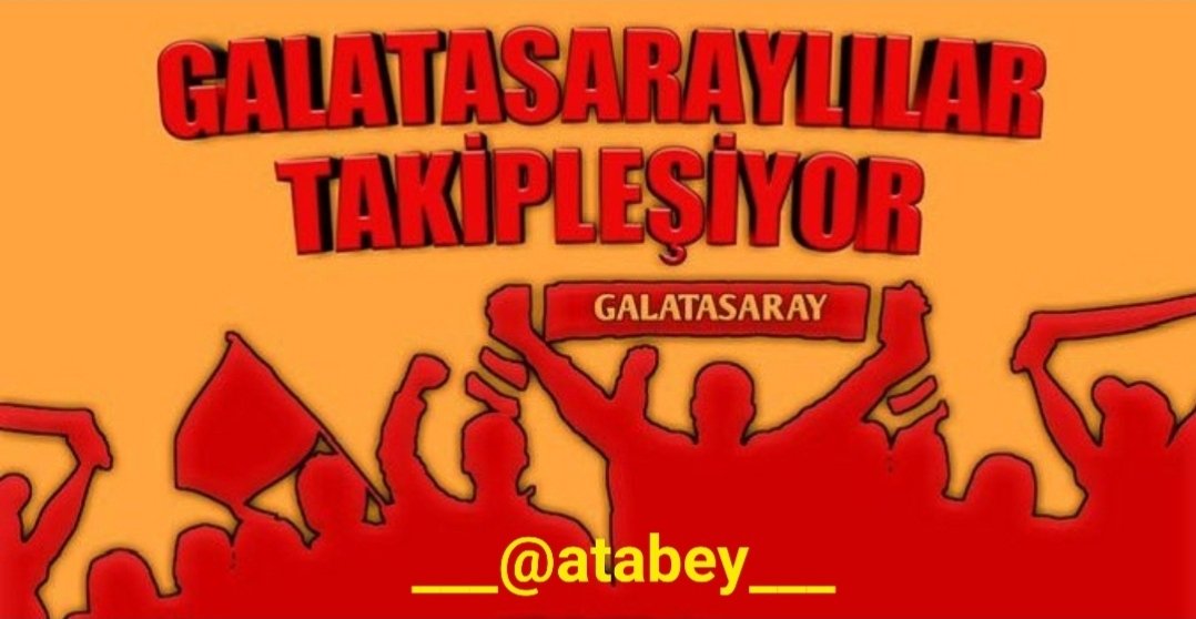 REKOR TAKİPLEŞME BAŞLIYOR

HERKESE ANINDA GT VAR🟨🟥

📍RT YAP 🎯
📍GT YAZ 🎯
📍BEGEN 🎯

YORUM ATAN HERKESİ TAKİP EDEREK BİRLİKTE BÜYÜYELİM! 

🦁🦁

#GSLİLERTAKİPLEŞİYOR
#GALATASARAYlılarTakiplesiyor