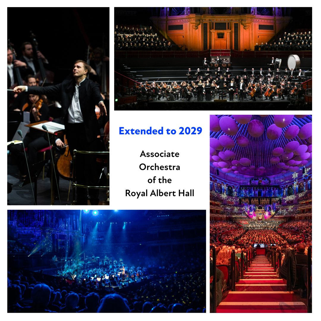 Building on a very successful partnership formalised in 2019, we've just announced that our status as the @RoyalAlbertHall’s Associate Orchestra will be extended to 2029.

Read more about the announcement: rpo.co.uk/news-and-press…