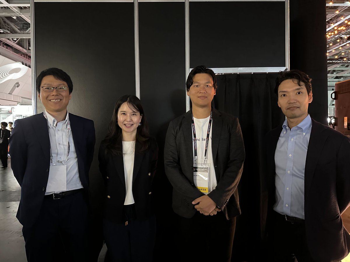 Kyotofusioneer's tweet image. アジア最大規模のグローバルイノベーションカンファレンス「SusHi Tech Tokyo 2024 Global Startup Program」で行われた「DeepTechの未来を解明：日本から世界への挑戦」のセッションに、当社取締役COOの @KiyoshiSeko が登壇しました✨

写真は登壇者の皆様と。ありがとうございました！

#STT2024GSP