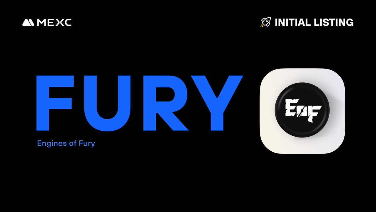 We're thrilled to announce that the @EnginesOfFury Kickstarter has concluded and $FURY will be listed on #MEXC! 🔹Deposit: Opened 🔹FURY/USDT Trading in the Innovation Zone: 2024-05-15 11:00 (UTC) Details: mexc.com/support/articl…