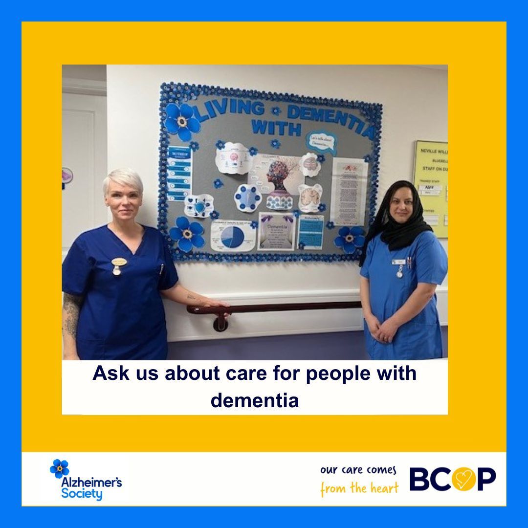 This week we're supporting #DementiaAwareness. Talk to us about dementia care for your loved one buff.ly/3TzXVNm Find out more about the Alzheimers Society Forget me not appeal buff.ly/3UzmtoS #Dementiacare #Knowdementia #Alzheimer