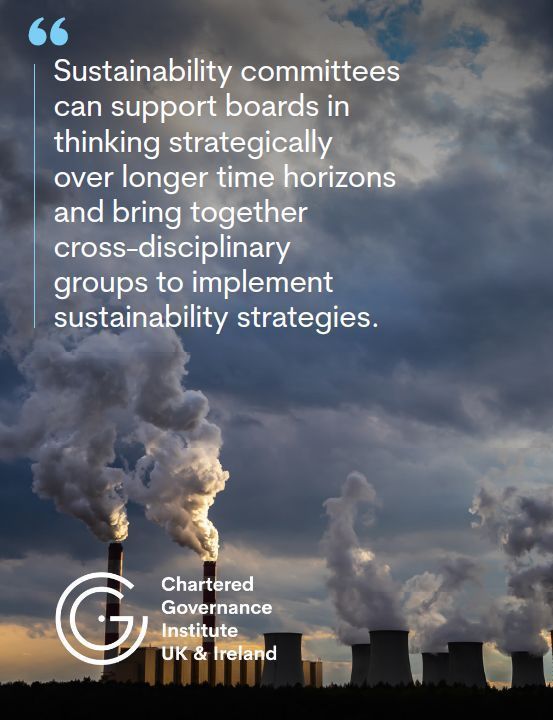 A sustainability committee at board level is one way for organisations to ensure effective oversight of their environmental and social impacts, risks and activity. Read our report: buff.ly/3Wr63Bw #Sustainability #ESG #BoardCommittees #Governance #BoardofDirectors #FTSE