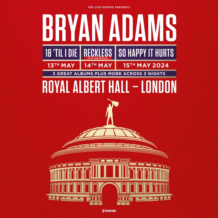 London! Tonight you've got Bryan Adams @bryanadams at @RoyalAlbertHall Royal Albert Hall - final few spaces here >> allgigs.co.uk/view/artist/10…