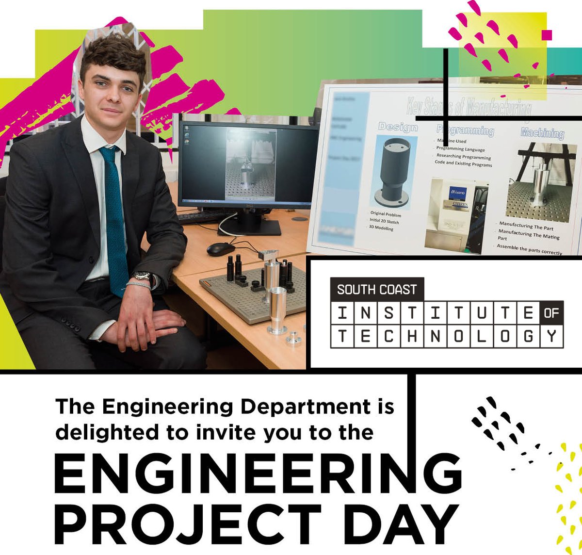 Our ENGINEERING PROJECT DAY 2024 is taking place on Thursday 23 May.

If you are an engineering-related employer... this could be the perfect event for you! 

BOOK YOUR FREE PLACE NOW email realbusiness@hsdc.ac.uk

#HSDC #Engineering