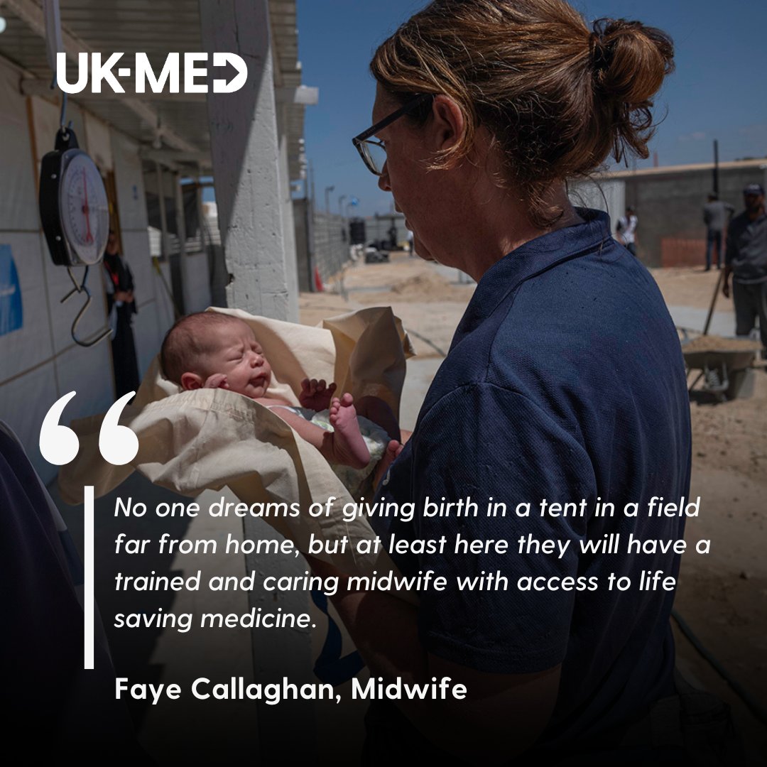 While the conflict in #Gaza continues to take a huge toll on the population, our medics are providing life and limb-saving care from our field hospital.🏥

➡ Explore more about our work in #Gaza and how you can support us: uk-med.org/gaza-crisis-ap…