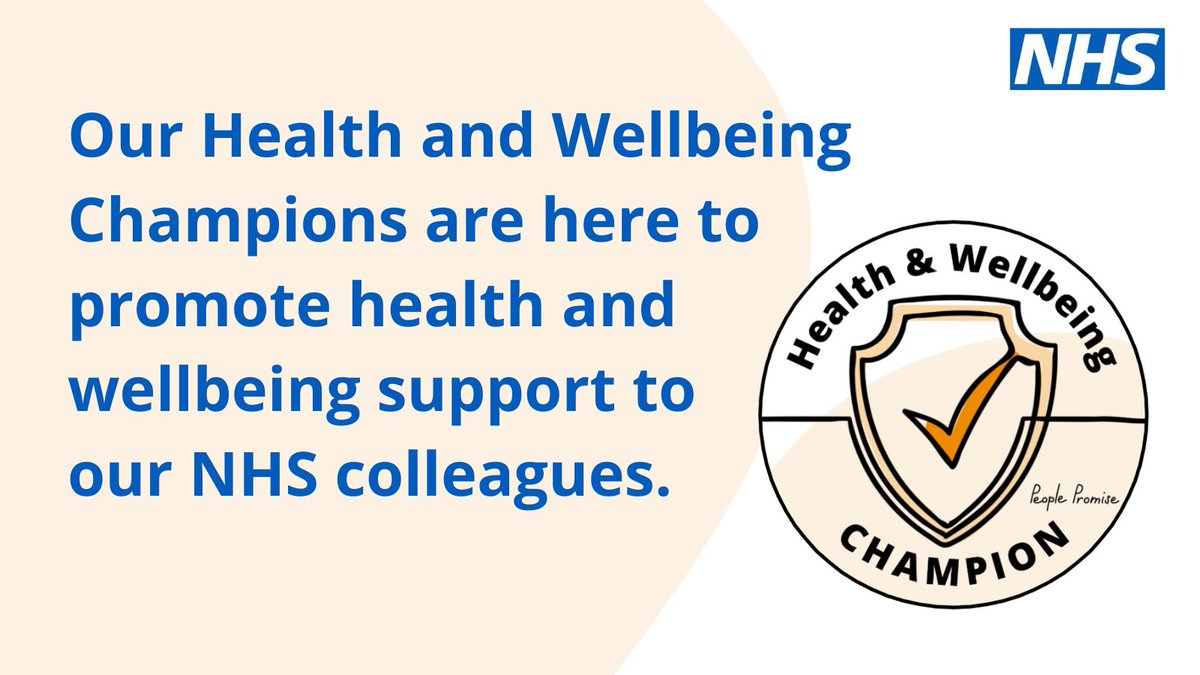 Are you an NHS colleague with a particular interest in health and wellbeing and supporting #OurNHSPeople? Then becoming a Wellbeing Champion might be for you! Find out more here 👉 england.nhs.uk/supporting-our… #MHAW