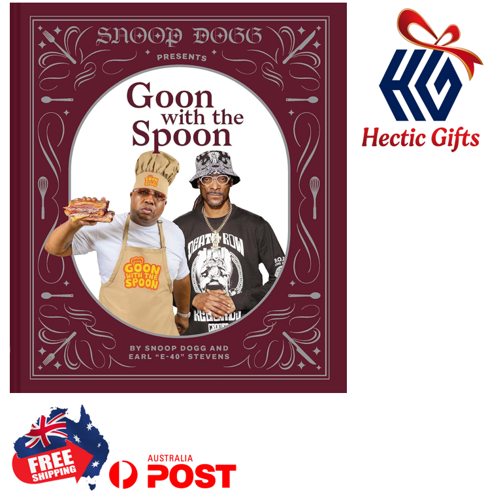 NEW - Snoop Dogg Presents Goon with the Spoon Cook Book

ow.ly/VK0k50Q7JHE

#New #HecticGifts #SnoopDogg #GoonWithTheSpoon #CookBook #Sequel #EarlStevens #E40 #Cooking #Recipes #Hardcover #FreeShipping #AustraliaWide #FastShipping