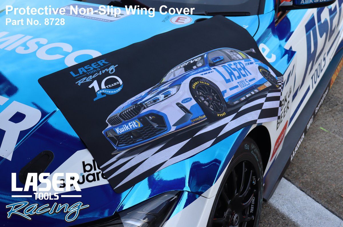 To celebrate 10 years of Laser Tools Racing, we have updated our non-slip wing cover so that it features Jake Hills Laser Tools Racing with MB Motorsport 2024 BMW 330e M Sport

Available now. (Part No. 8728).

toolc.uk/8728

#LaserTools #WeAreLaserToolsRacing