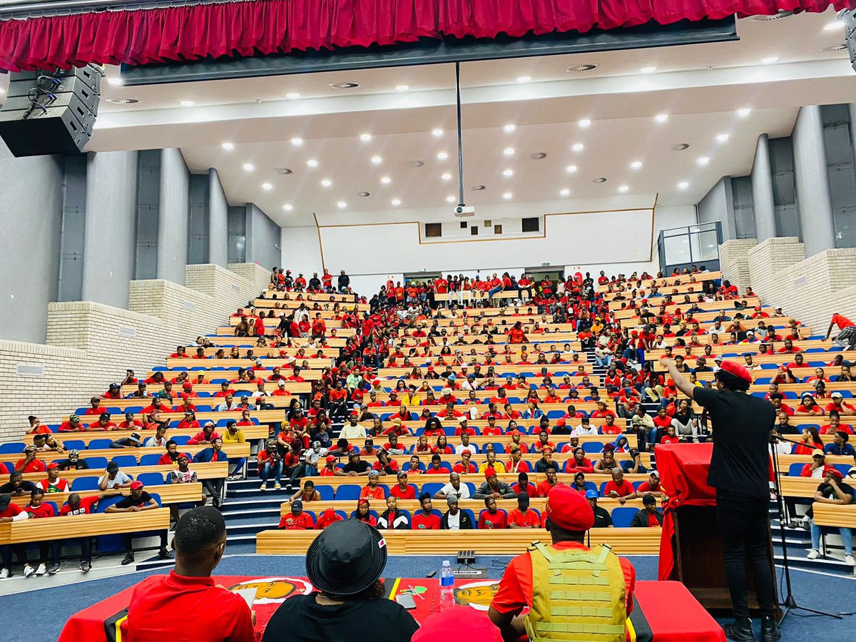 ♦️InCaseYouMissedIt♦️ EFF Mlungisi Madonsela Battalion National Convenor, Fighter Mafia Fane was at Durban University of Technology to address the KZN EFF Cluster 1 Mlungisi Madonsela Battalion Forum. We are now consolidating the ground towards total victory on 29 May 2024.