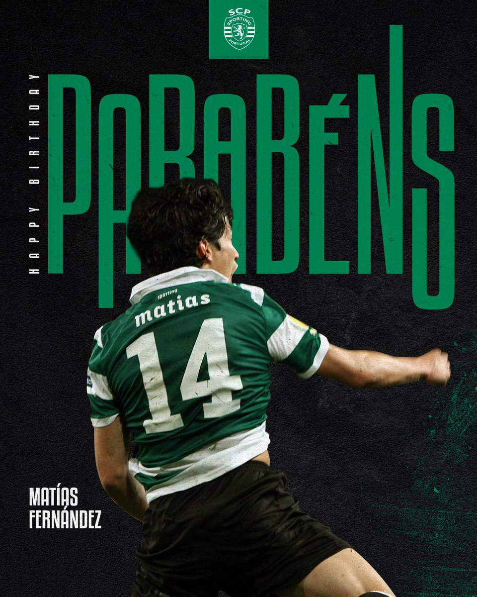 🎶 𝙈𝙖𝙩𝙞 𝙈𝙖𝙩𝙞 𝙈𝙖𝙩𝙞 𝙈𝙖𝙩𝙞𝙜𝙤𝙤𝙤𝙤𝙡: o cântico, a magia e os golaços que ficarão para sempre na memória dos Sportinguistas 💚 Matías Fernandéz celebra hoje 38 anos. Parabéns, Leão! 🦁 #BDaySCP