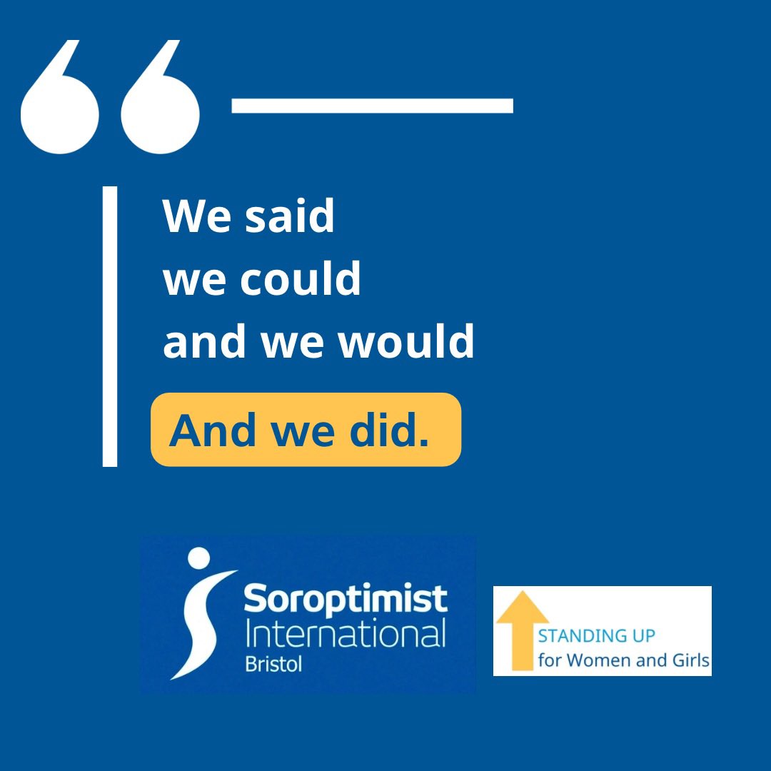 Join us! 
Soroptimists are women like you and me, ordinary women doing extraordinary things. 
And having a good time too!
Contact: sibristol@hotmail.co.uk
sigbi.org/bristol
@SIGBI1 #SoroptimistBristol #WeStandUpForWomen #Volunteer #Bristol #equalityforall #EducationForAll