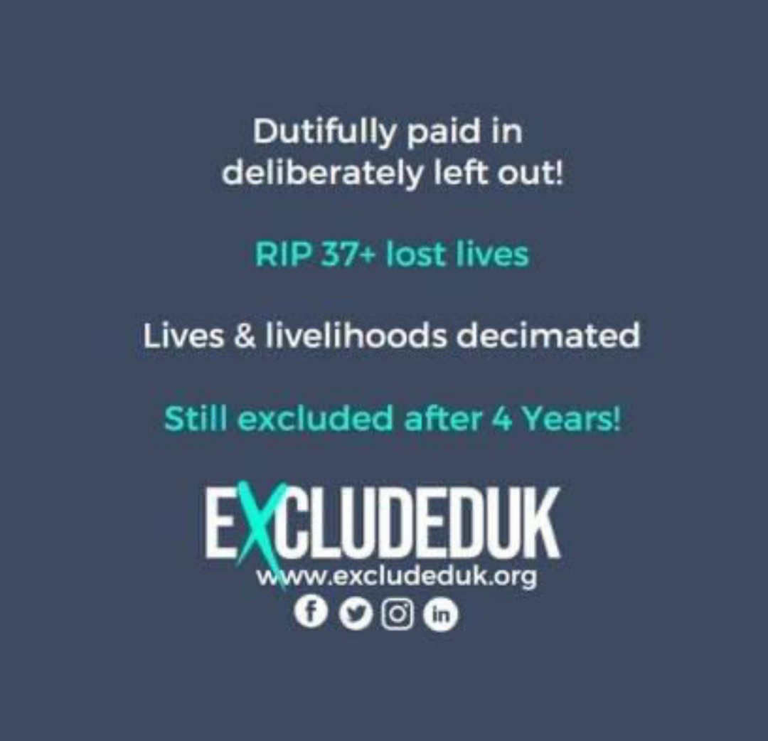 @SamCoatesSky @WilfredFrost Hi Sam, Wilfred and @lucybishop12. If you want more info, on why the economy will never recover if political leaders don't show some political will, get in contact with us at @ExcludedUK by emailing admin@excludeduk.org #ExcludedUK #MentalHealthAwareness x.com/excludedfighte…