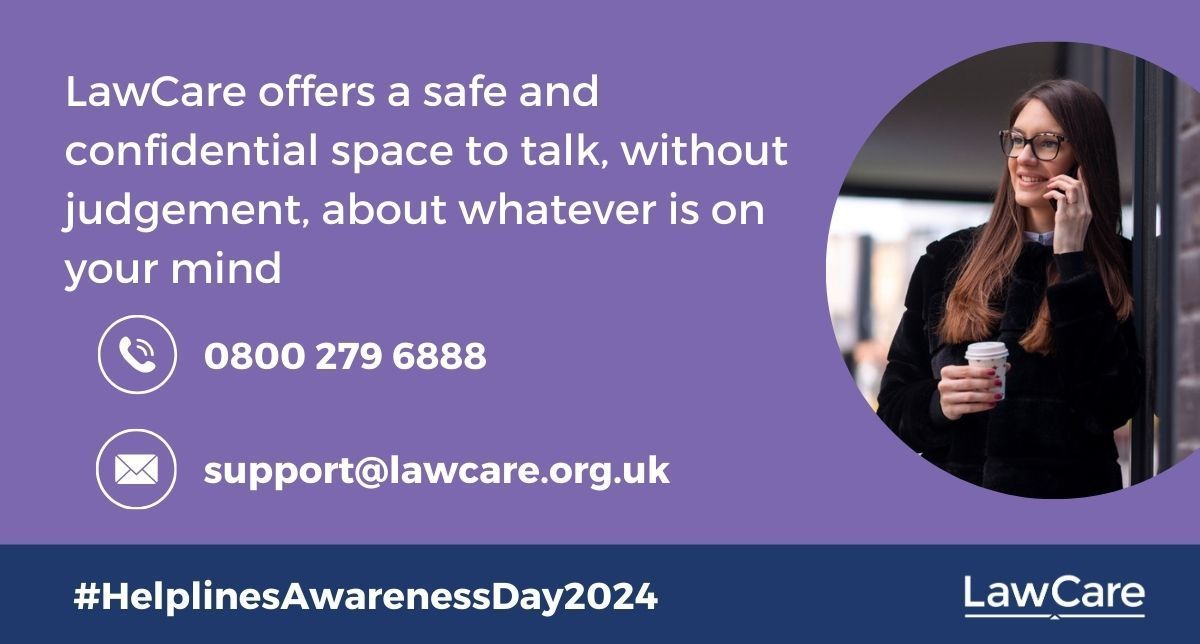 May is mental health awareness month. The mental strain of a career in the law can be acute. Long hours & the increasing complexity of situations & cases can impact on wellbeing. Please reach out if you could use some safe space to talk. #MentalHealthMonth #keeptalking