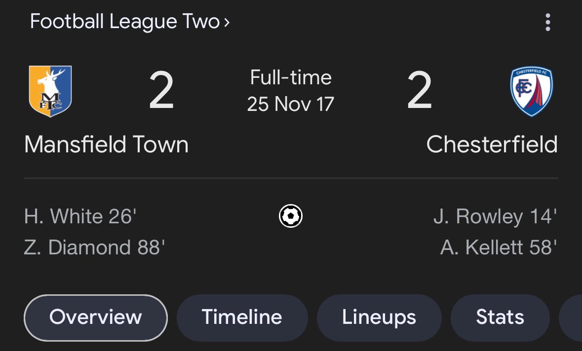 StagsAnalytics's tweet image. Come to field mill and you get #merked #stags