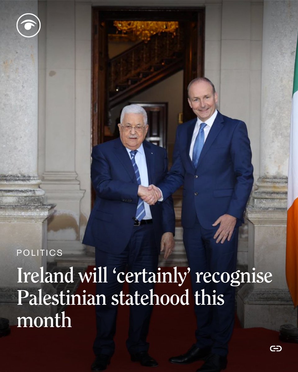 Ireland and Spain have been in discussions with other European countries about making a joint recognition of the state of Palestine. Read more 🔗 tinyurl.com/38tp2bdd