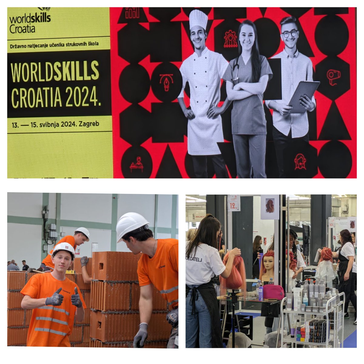 inffo_europe's tweet image. @centreinffo  au @WorldSkills 2024 à Zagreb. Invité par le coordinateur national croate du réseau ReferNet, l&apos;Agence pour l&apos;éducation et la formation professionnelles des adultes, @centreinffo découvre   des jeunes talents croates Maçonnerie,mécanique...#ReferNet #WorldSkills2024