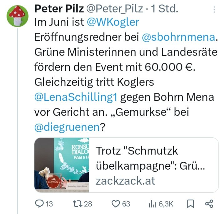 interessant, was die grünen lügner, die immer mit dem finger auf andere zeigen, mit UNSEREM steuergeld machen, gell?

gemessen an der größe dieser sekte, sind die grünen die mit abstand übelsten pücher des landes.