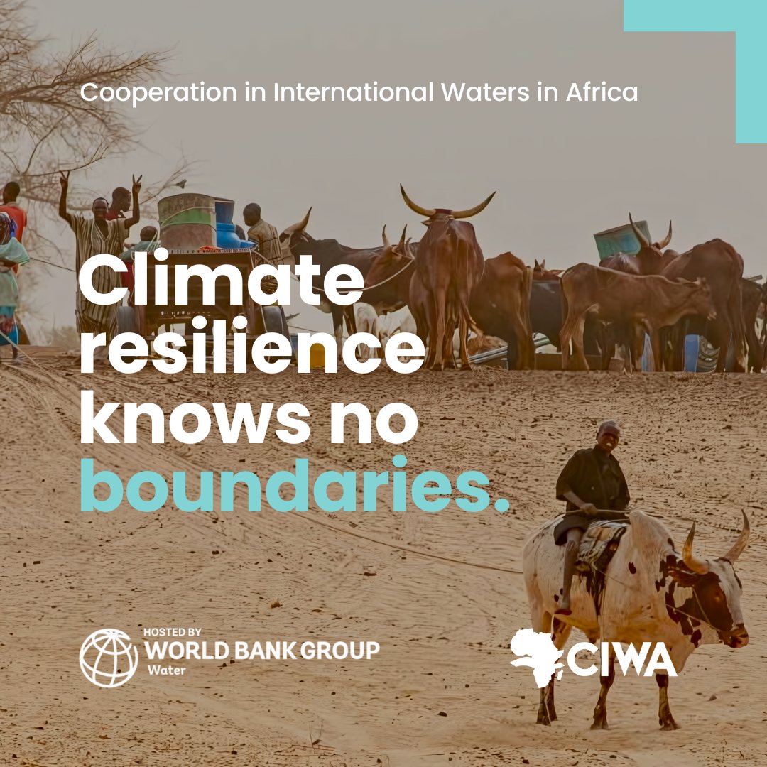 Countries in the #LakeChad Basin face a conflict-climate risk trap of: 🏜️Low rainfall, ⚠️Drought & flooding & 🏦Political instability. Read how @CIWAprogram improves transboundary #water management by identifying investment, capacity & knowledge gaps. 👉🏾 wrld.bg/FzYo50RGKXq