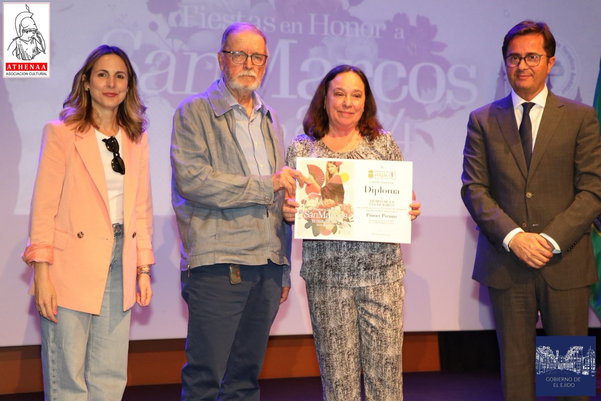 El pasado 7 de mayo tuvo lugar  la entrega de los premios y diplomas a los ganadores del Concurso de Carrozas de la Procesión-Romería de San Marcos 2024. Ver noticia completa en el siguiente enlace:
athenaa.es/.../athenaa-re…...