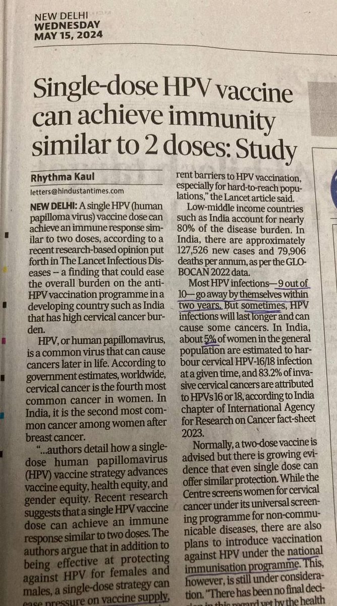 Opinions and MSM promotion are of NO significance @RamblingBrook 

1. #CervicalCancer is already on the decline without any vaccination programs

bmccancer.biomedcentral.com/articles/10.11…
x.com/htTweets/statu…
hindustantimes.com/india-news/sin…