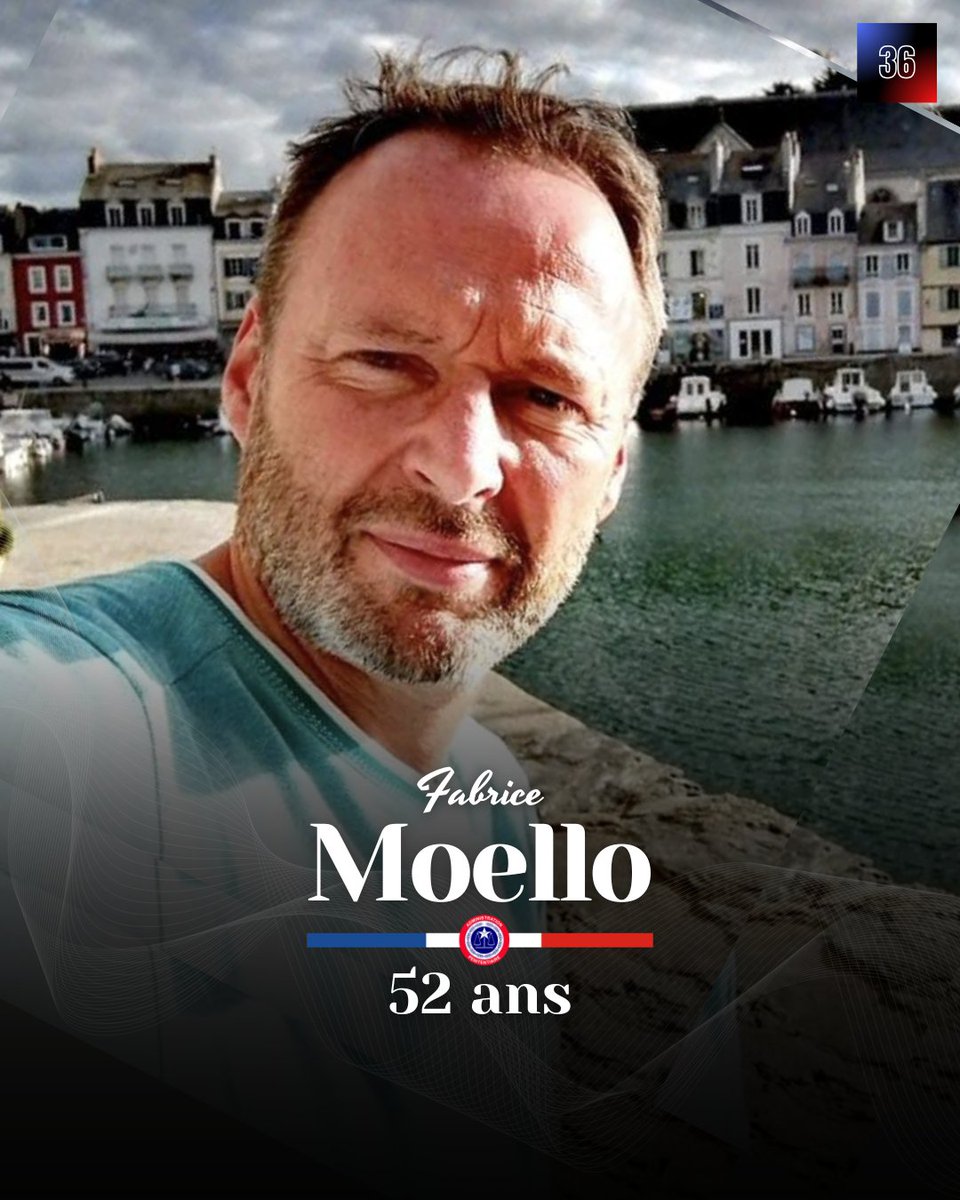 Hommage à Fabrice Moello, assassiné dans l'exercice de ses fonctions à #Incarville

Âgé de 52 ans, il était père de deux enfants.

Je pense à sa famille, ses amis et ses collègues de l'administration pénitentiaire.

Ni oubli ni pardon.