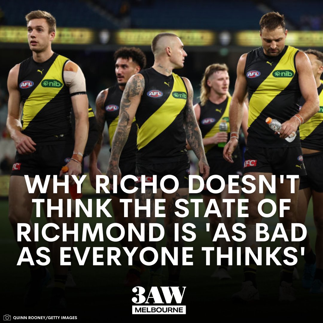 His comments come after Richmond suffered a massive loss to the Western Bulldogs. Full story 👉nine.social/Hwg