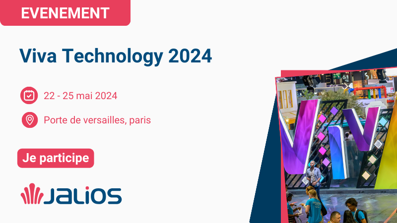 🚀 Venez nous rencontrer à <a href="/Viva/">Mike Steinfeld</a> Technology, le plus grand événement européen consacré aux startups et aux technologies, du 22 au 25 mai 2024 ! 🇫🇷

Jalios y exposera au sein du Village <a href="/French/">French</a> Tech Grand Paris qui rassemble 27 start-up sur le Hall 1.

👉 eu1.hubs.ly/H094xK00