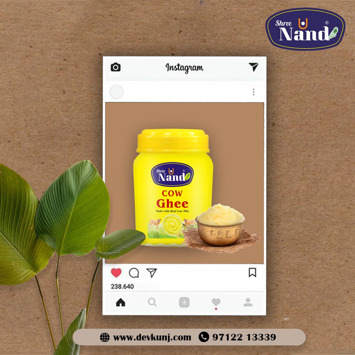 Experience the divine essence of purity with Shree Nand Ghee. Elevate your culinary creations with the richness of tradition.
.
#ShreeNandGhee #DivinePurity #TraditionalTaste #PureIndulgence #GheeGoodness #CookingWithLove #HealthyLiving #FoodieFinds #CulinaryDelights