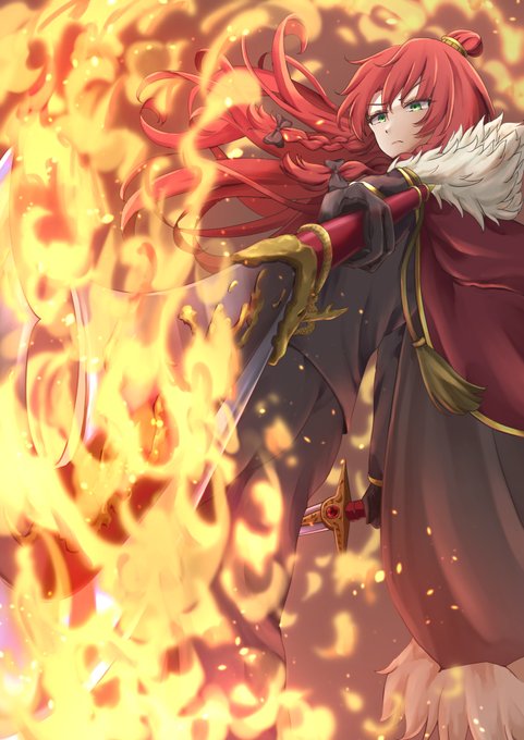 「fire sword」 illustration images(Latest)