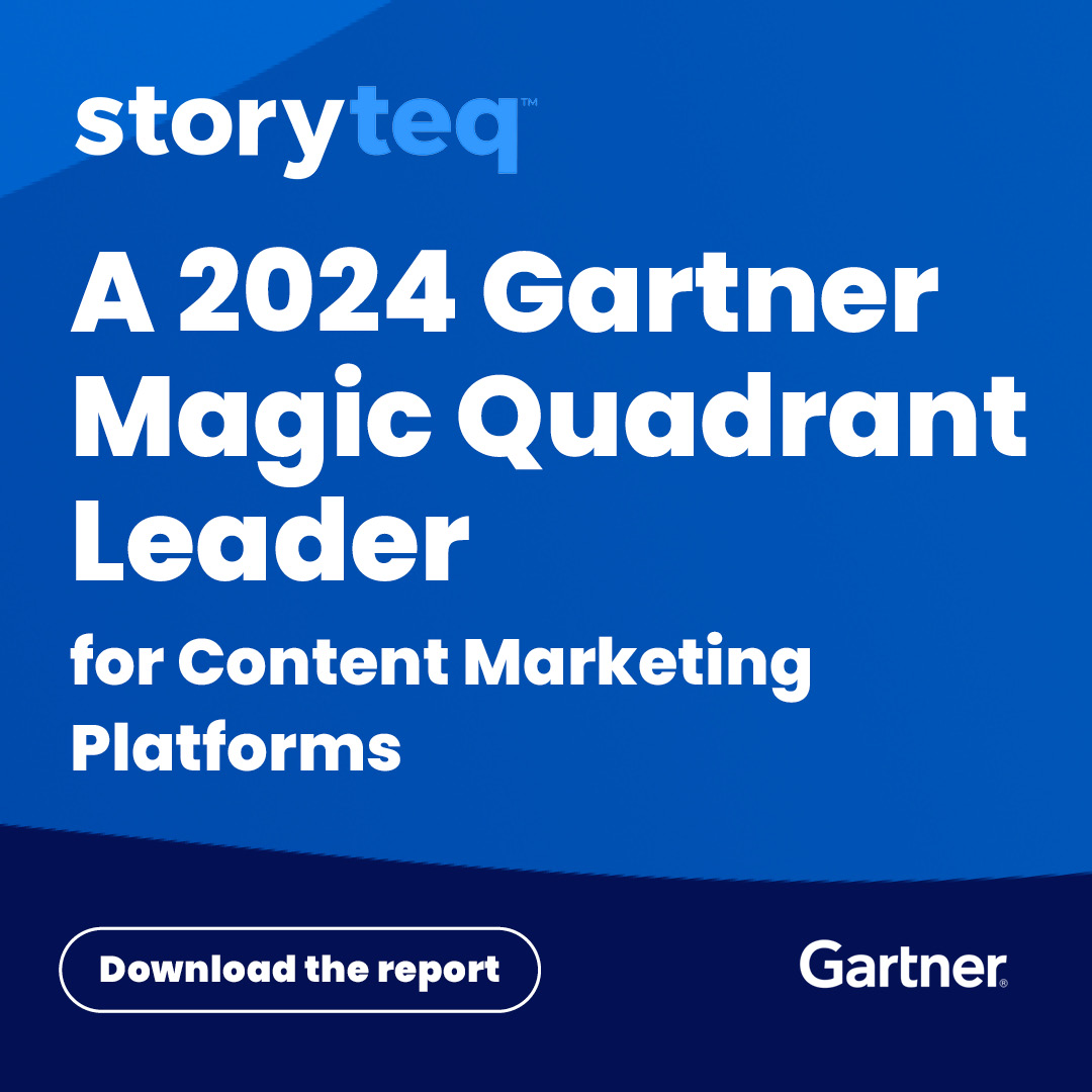 Fantastic news! 🚨 For the second year running Storyteq has been named a Leader in the <a href="/Gartner_inc/">Gartner</a> Magic Quadrant™ for Content Marketing Platforms 🎉
Click below for complimentary access to the full report 👇
hubs.ly/Q02xbWmz0
#Gartner #MagicQuadrant #marketing #MarTech