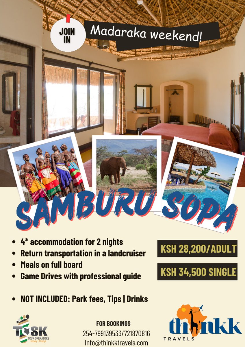 Find hidden gems awaiting to be discovered and spectacular sceneries of diverse plant and animal wildlife to be seen .Enjoy accommodations in this amazing lodge..Samburu ..Join us!
samburusafari  #Hiddengemsofkenya #magickenya #experiencesopalodge #wanderlustwednesday