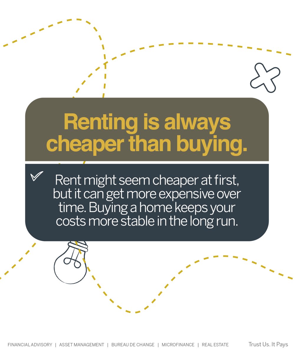 FA_Properties's tweet image. Confused about buying a home? Let's clear the air!  We'll debunk common myths and give you the real scoop on homeownership.
Knowing the truth is like having a roadmap to your dream home. Navigate with confidence and clarity!
Send us a DM to explore your options today.

#FirstAlly