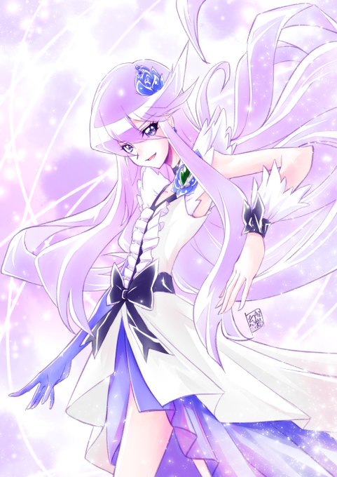 「magical girl purple hair」 illustration images(Latest)