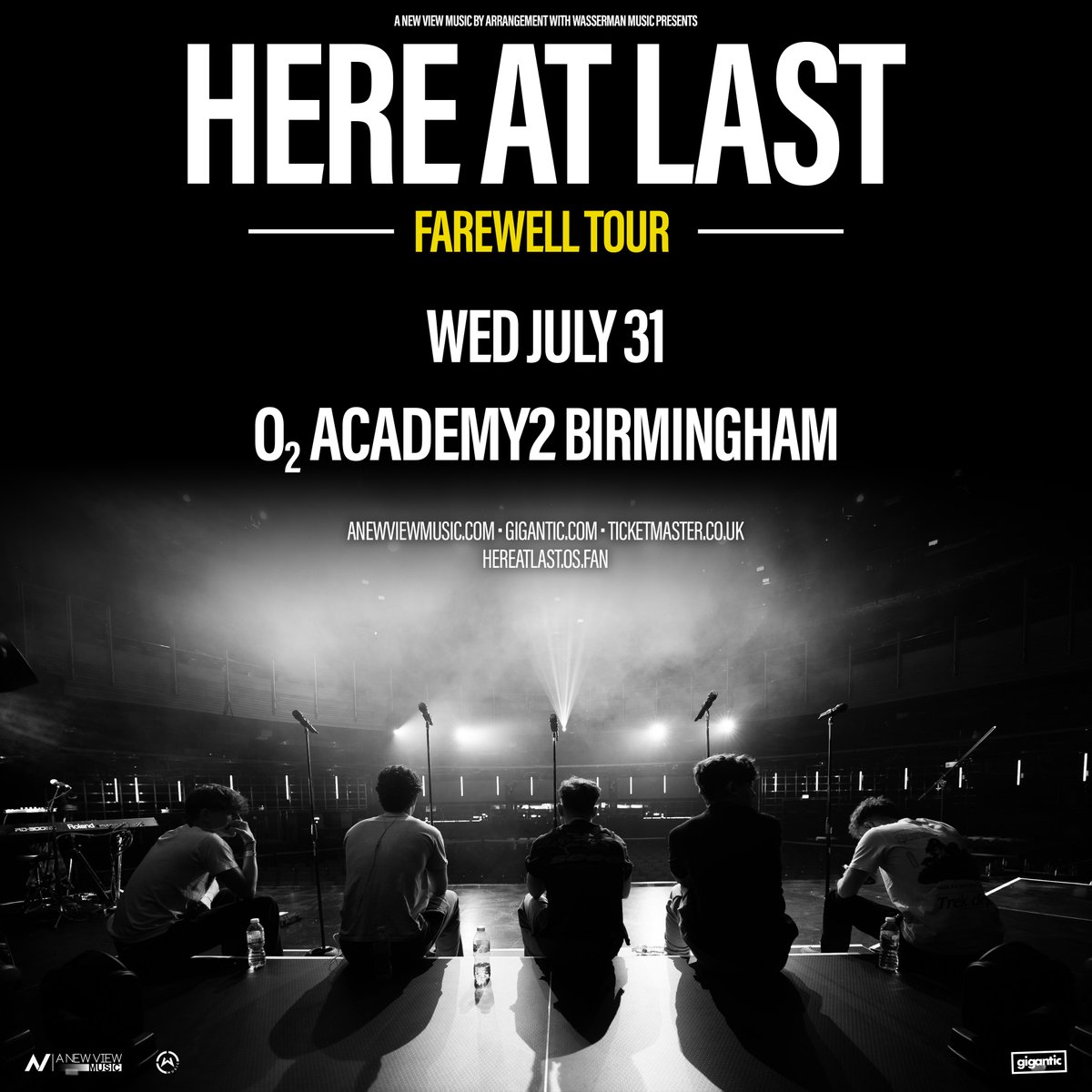 It's the end of the road....almost! Priority Tickets available for @hereatlastband - The Farewell Tour - Wednesday 31 July - amg-venues.com/QILU50REBnG