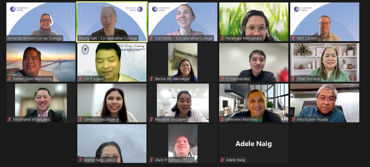 🌟Exciting news 🌟
Yesterday we launched our masters-level programme Leadership and management in co-operatives, developed in partnership with University of Dundee School of Business. 
#CooperativeLeadership #LearningAcrossBorders #HE