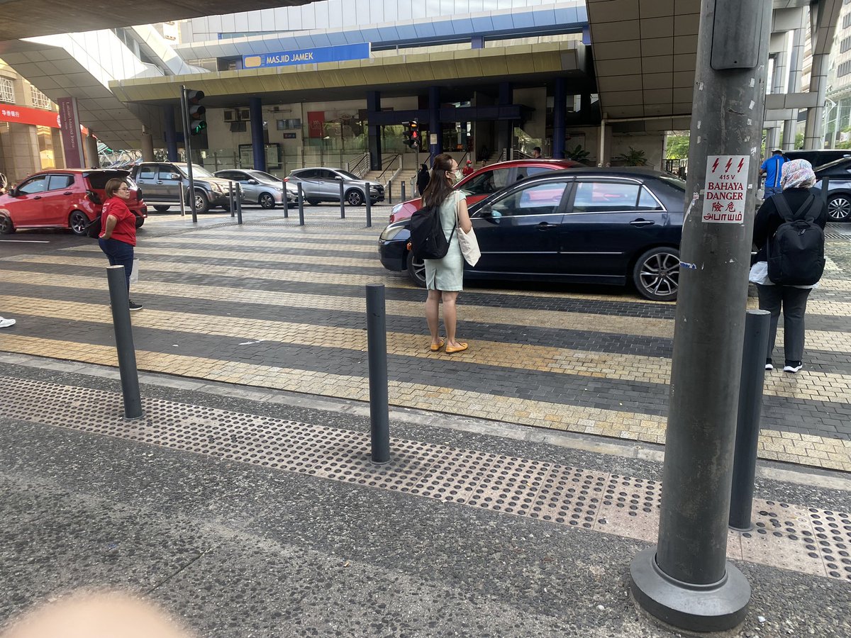 2018 vs. 2024 

Wonder what happened that they needed to change the pretty bollard to a normal bollard?
