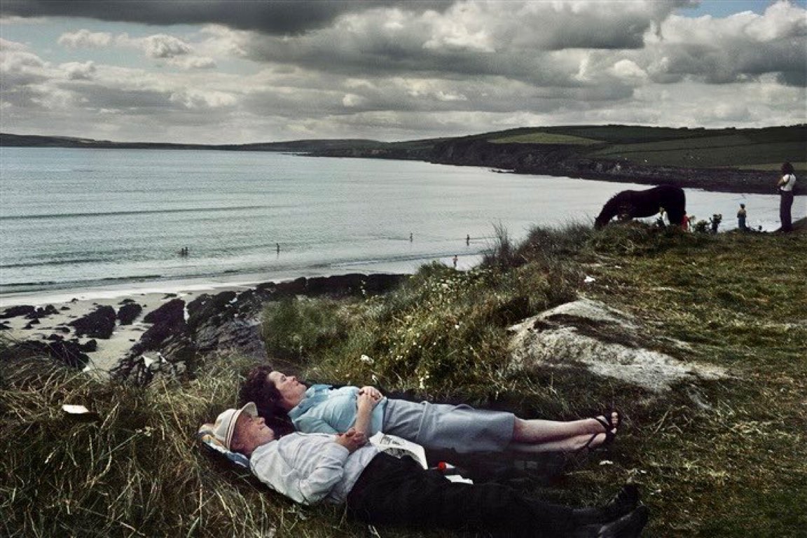 Morning all. Photograph by Harry Gruyaert, Ireland, County Kerry, 1983.