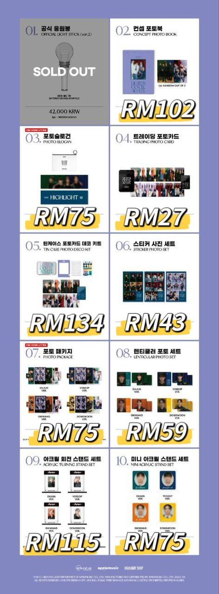 yoseob_girl's tweet photo. •HELP RT• 🇲🇾 MY GO •

🩷 LIGHTS GO ON AGAIN CONCERT MD 🩷

💰 Price: refer form

📅 Due date: 21/5 10AM

📨 Shipping starts: 17/6

👉🏻 To order: https://t.co/SMx5lFAH1c

A lil thread ♥️

#pasarHighlight #pasarB2st https://t.co/41mVt4pD7Q