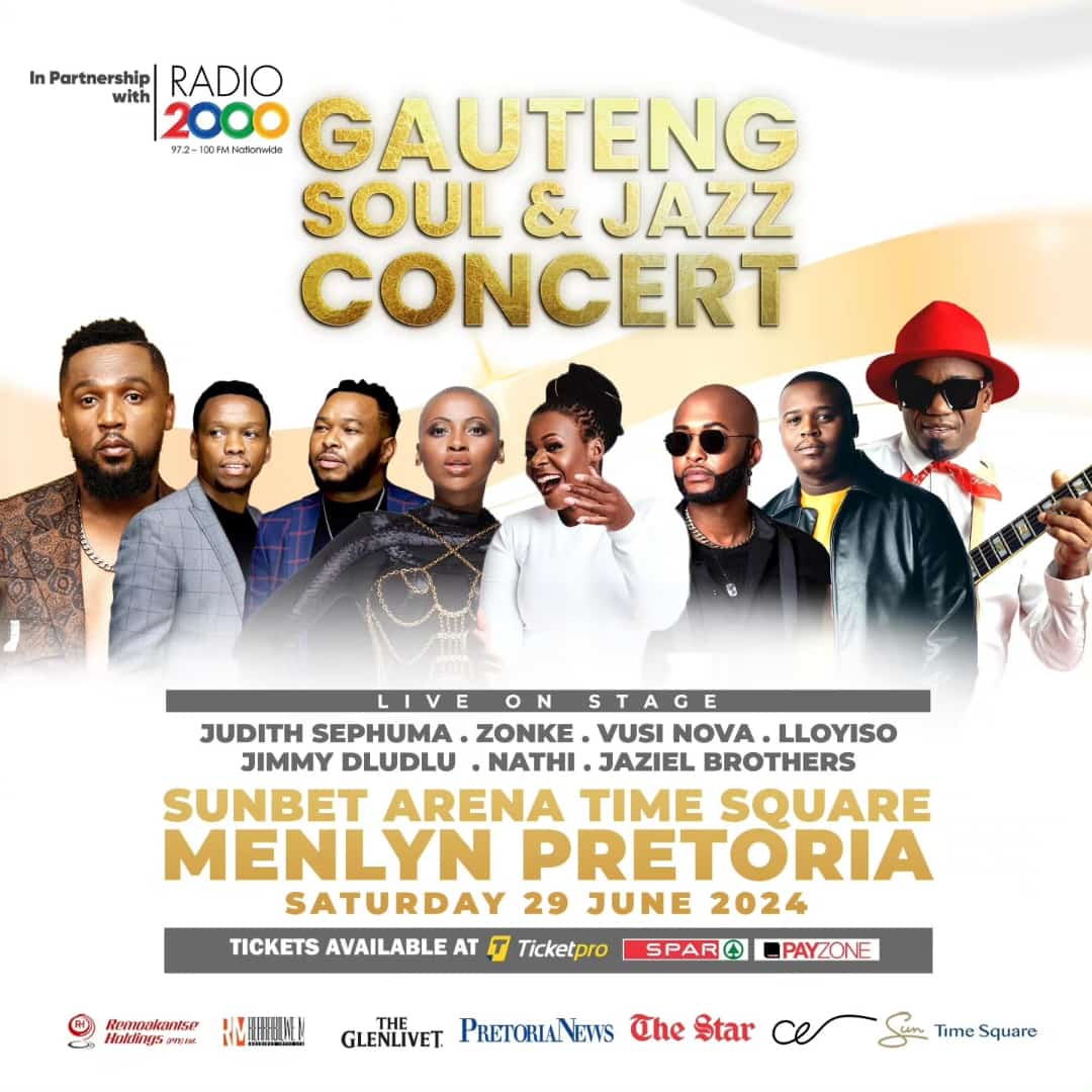 Be part of The Most Anticipated 2nd Annual Gauteng Soul And Jazz Concert featuring South Africa's Top Multi-Award Afro Soul andn Jazzz Superstars Click on the Link Below to buy Tickets: bit.ly/3VMgRtM Tickets are Sold @ticketproza #GautengSoulandJazzConcert #GSJC2024