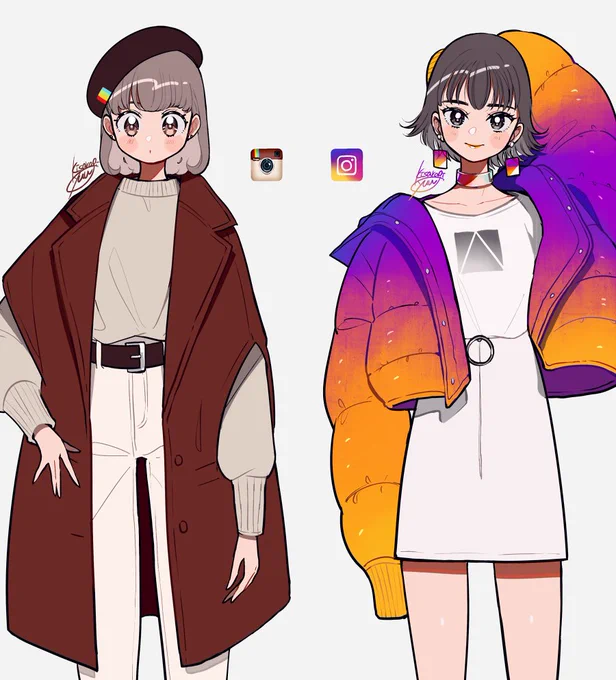 インスタコーデ 